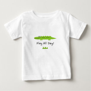 Tshirt baby kids spel krokodil