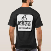 Tshirt Black Freequad (Achterkant)