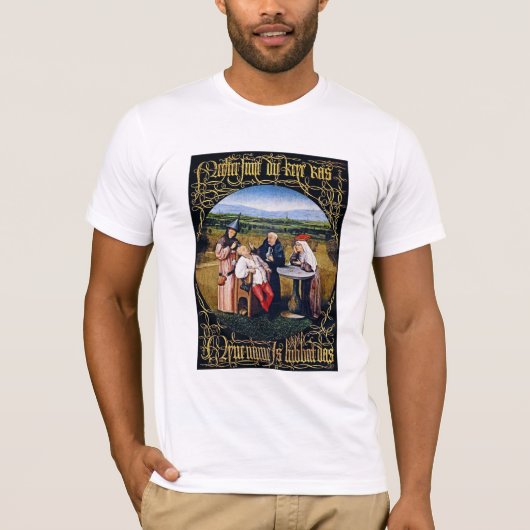 TShirt: Bosch - Toonaangevende steen van de waanzi T-shirt (Voorkant)