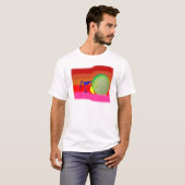 tshirt capoeira martiel arts rainbow ax abada (Voorkant volledig)