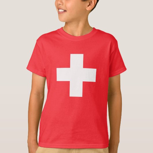 TShirt Croix Suisse - Established 1291 (Voorkant)