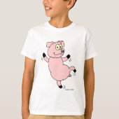 Tshirt Dancing Pig (Voorkant)