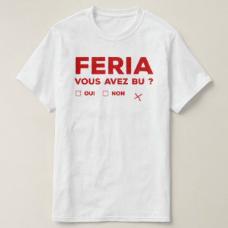 Tshirt feria alcohol humor Bayonne