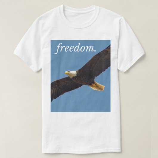 Tshirt for men dream freedom  (Design voorkant)
