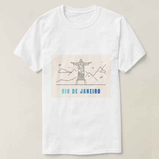 Tshirt for men rio de Janeiro brazil (Design voorkant)