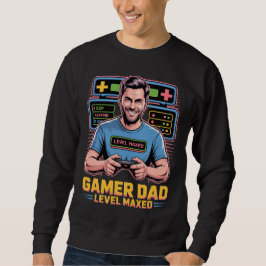 TShirt Gamer Vader Level Gemaximaliseerd voor Game