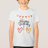 Tshirt Happy Birthday (Voorkant)