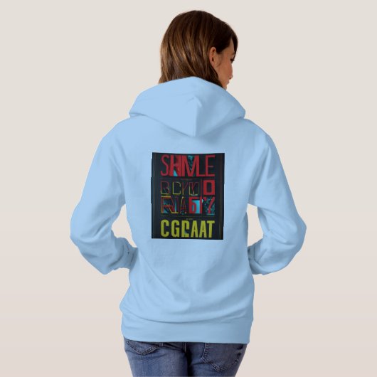 T'shirt Hoodie (Achterkant volledig)