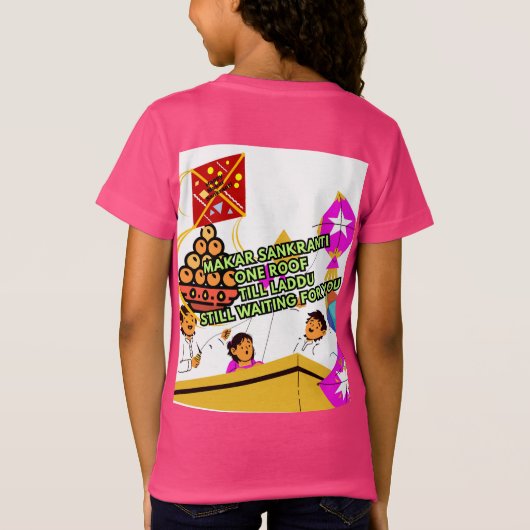 Tshirt Indian festival hinduism  (Achterkant)