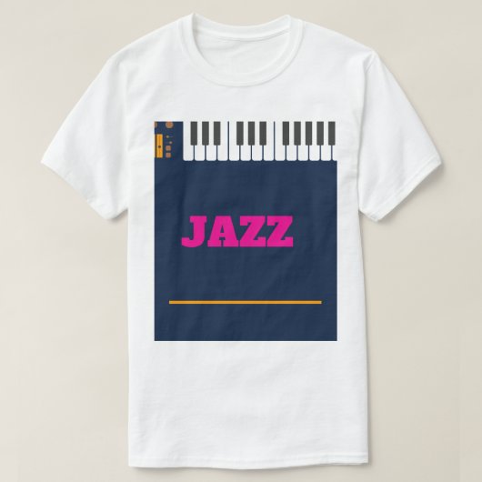 Tshirt jazz (Design voorkant)