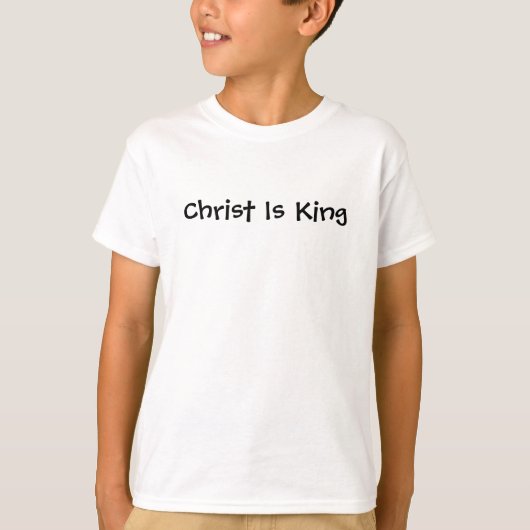 Tshirt Jezus IsKoning (Voorkant)