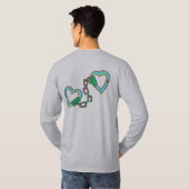 Tshirt lange mouw Valentijnsdag voor cadeau (Achterkant volledig)