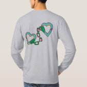 Tshirt lange mouw Valentijnsdag voor cadeau (Achterkant)