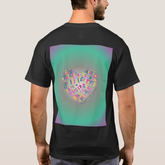 Tshirt liefde ontwerp (Achterkant)
