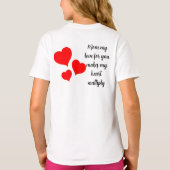 TShirt Madre mi corazon se multiplica (Achterkant)