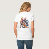 TShirt manga pop kunstliefhebbers anime grappig vo (Achterkant volledig)