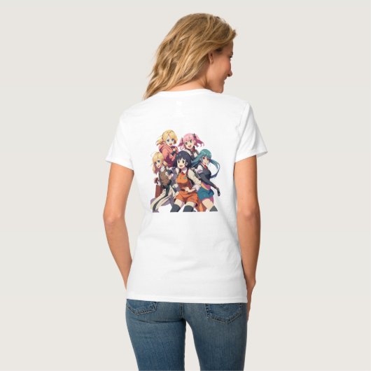 TShirt manga pop kunstliefhebbers anime grappig vo (Achterkant volledig)