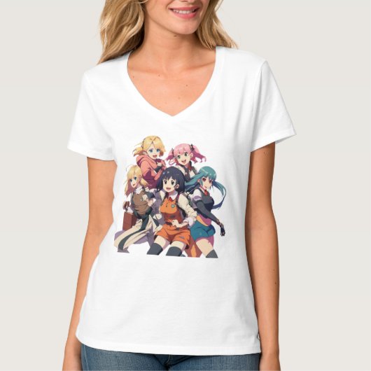 TShirt manga pop kunstliefhebbers anime grappig vo (Voorkant)