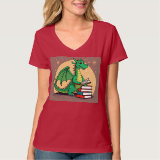 Tshirt met een draak vooraan en een leeuw achteraa