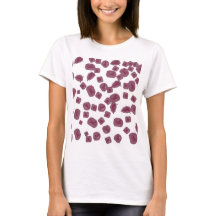 Tshirt met fantastic roses on white background