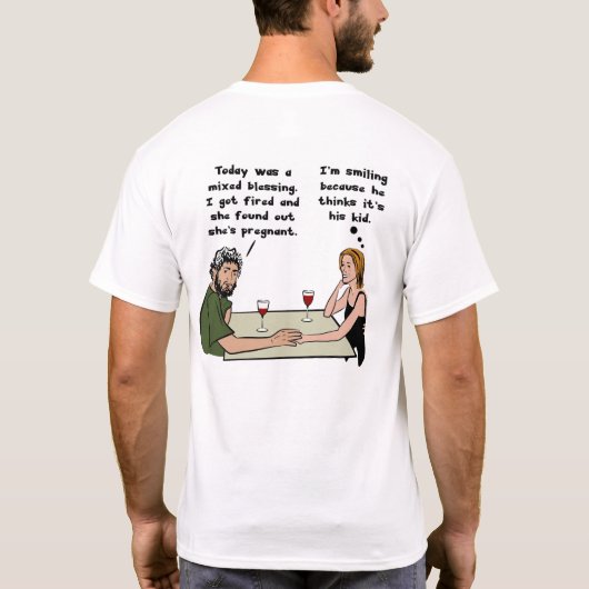 Tshirt met gemengde zegeningen (Achterkant)