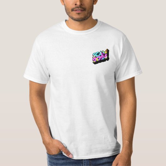Tshirt met kleine logo (Voorkant)
