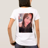 Tshirt met mooi meisje (Achterkant)