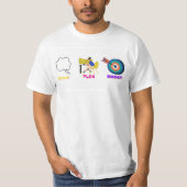 TSHIRT MET NOOIT OPGEVEN TERUG (Voorkant)