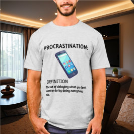 Tshirt met uitstelgedrag