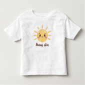 Tshirt niños con sol sonriente  (Voorkant)