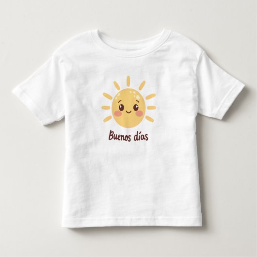 Tshirt niños con sol sonriente  (Voorkant)