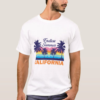 Tshirt-ontwerp-eindeloos-zomer-Californië-15050101 T-shirt