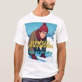 Tshirt Recall , find love, memories in snowfall  (Voorkant)