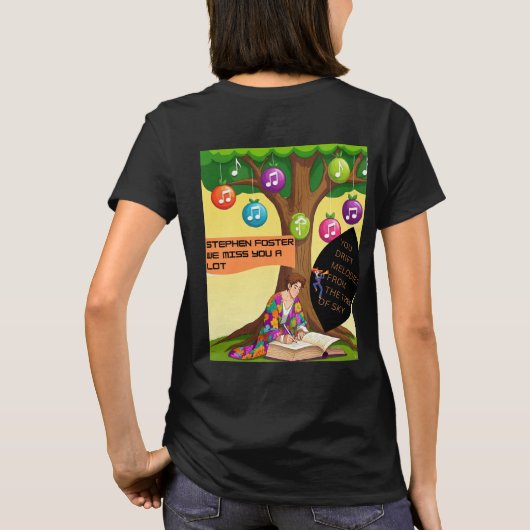 Tshirt Stephen foster (Achterkant)