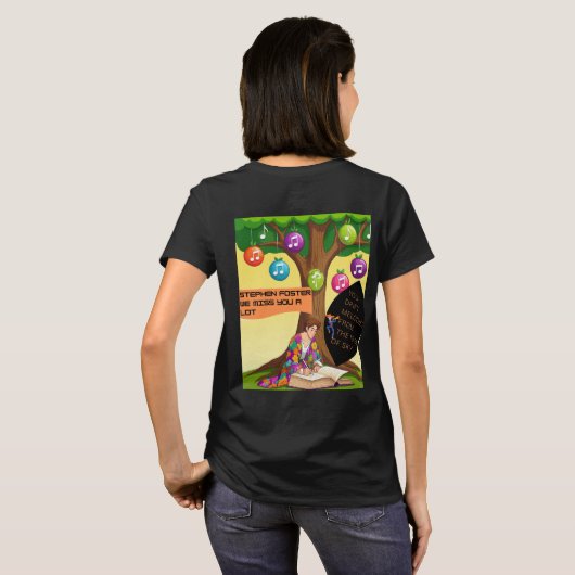 Tshirt Stephen foster (Achterkant volledig)