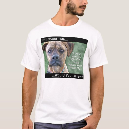 TSHIRT tegen dierenmishandeling (Voorkant)