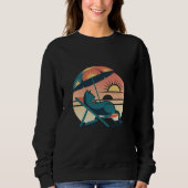 Tshirt Vakantie Vibes Cat (Voorkant)