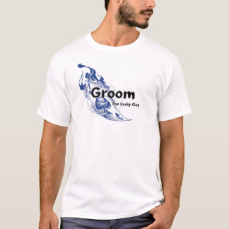 Tshirt voor bruidegom - Lucky Guy