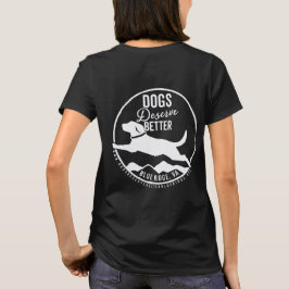 Tshirt voor dames - witte Logo