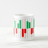 Tshirt voor de aandelenmarkt koffiemok (Center)