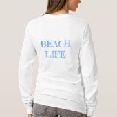 Tshirt; vuurtoren 5; blauw t-shirt (Achterkant)