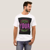 Tshirt wit gedrukt in nieuw design (Voorkant volledig)