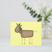 Tshirts en cadeautjes bij tekenfilms briefkaart (Staand voorkant)