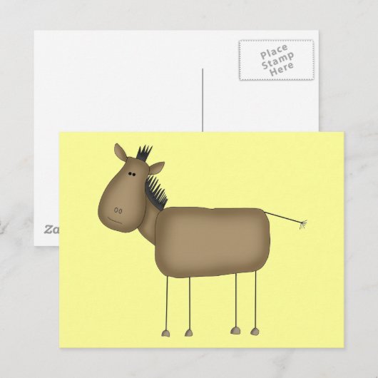 Tshirts en cadeautjes bij tekenfilms briefkaart (Voorkant / Achterkant)