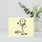 Tshirts en cadeautjes met vingerafdruk briefkaart (Staand voorkant)