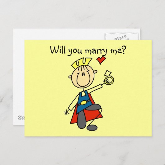 Tshirts en cadeautjes voor getrouwde bruiloft briefkaart (Voorkant / Achterkant)