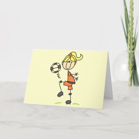 Tshirts en cadeautjes voor voetzoekers kaart (Voorkant)