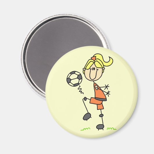 Tshirts en cadeautjes voor voetzoekers magneet (Voorkant / Achterkant)