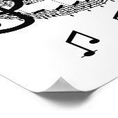 Tshirts en cadeautjes voor zakelijke Clarinet-spel Poster (Hoek)