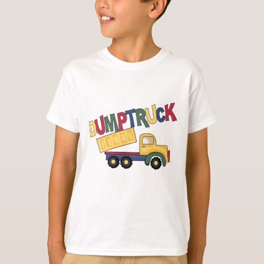 Tshirts met dumpers en cadeaus (Voorkant)